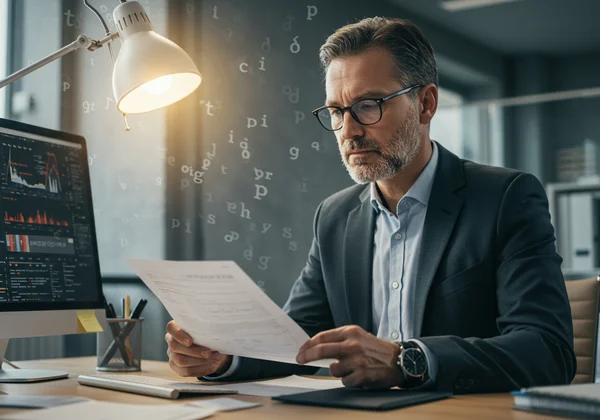 Adult navigating professional challenges and opportunities.