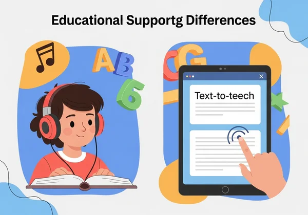 like text-to-speech and audiobooks