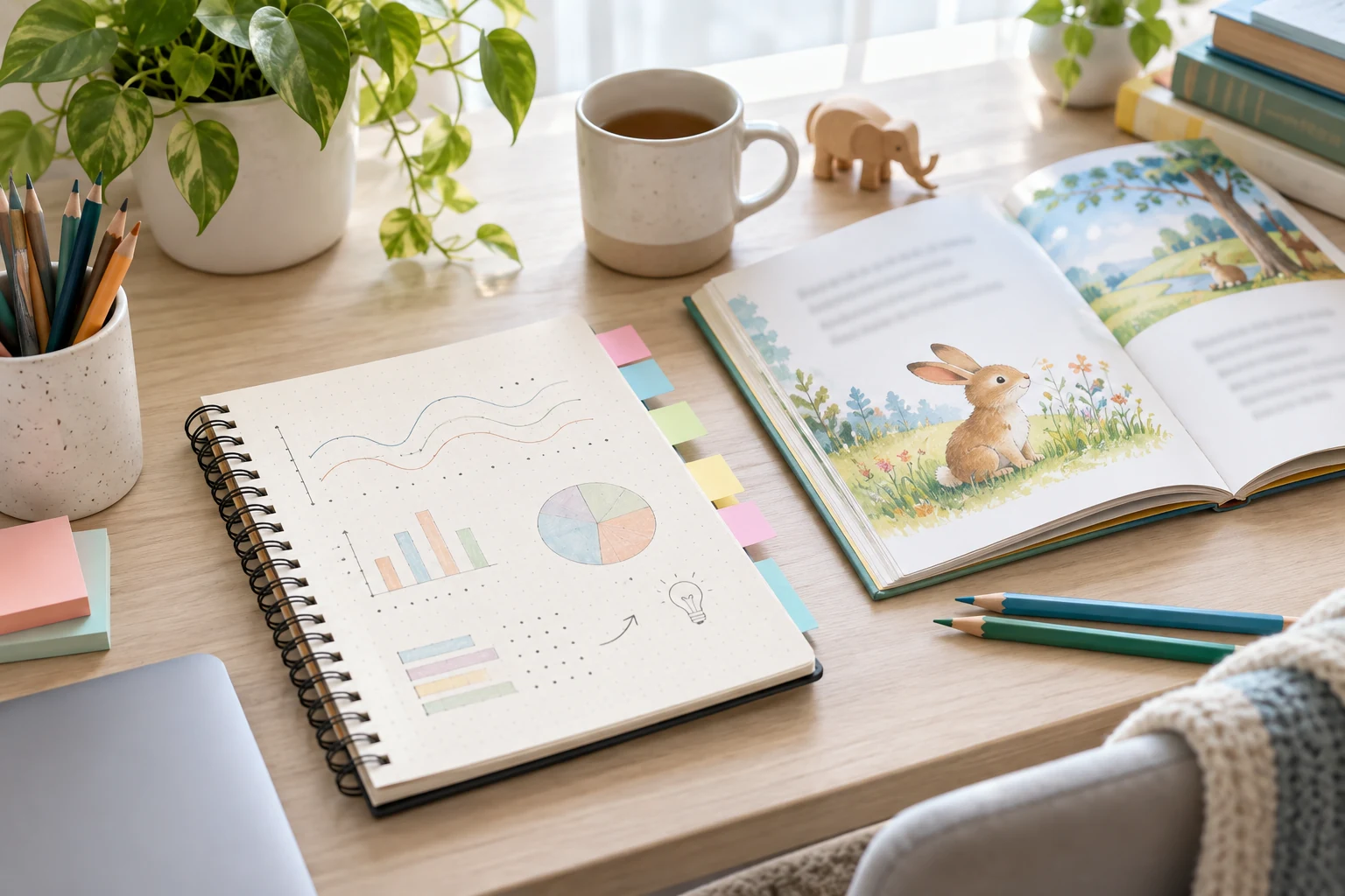 Calm reading profile workspace