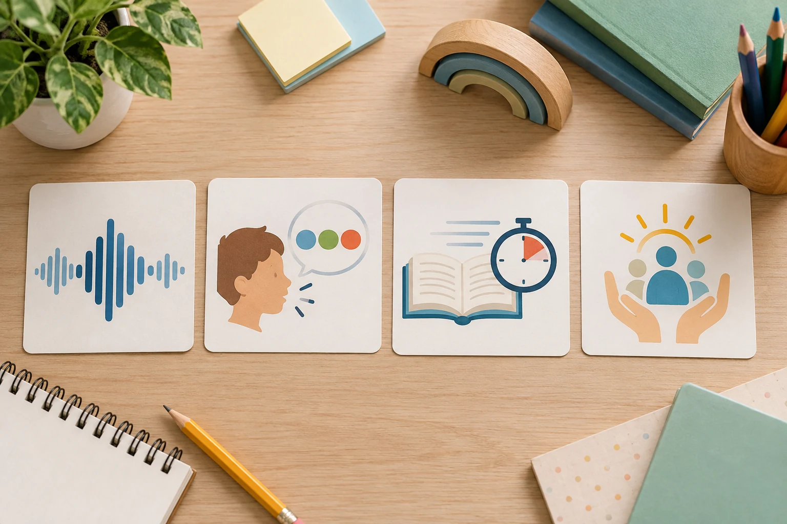 Reading skills profile cards